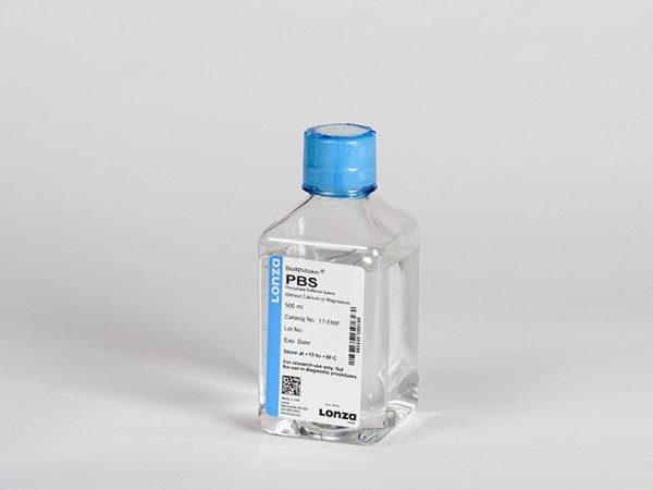 PBS-1X, w/o Ca++, Mg++ 500 ml