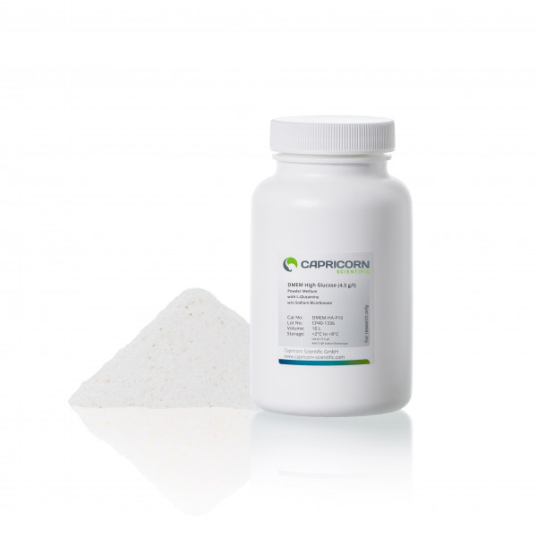 DMEM High Glucose (4.5 g/l) powder medium, with L-Glutamine, w/o Sodium Bicarbonate