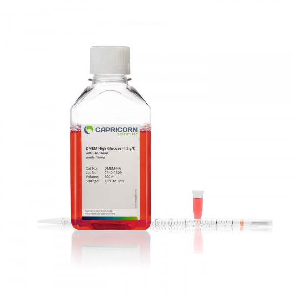 DMEM High Glucose (4.5 g/l), with L-Glutamine