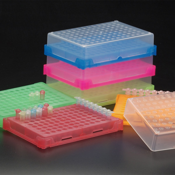 0.2ml Interlocking PCR Rack, Assorted